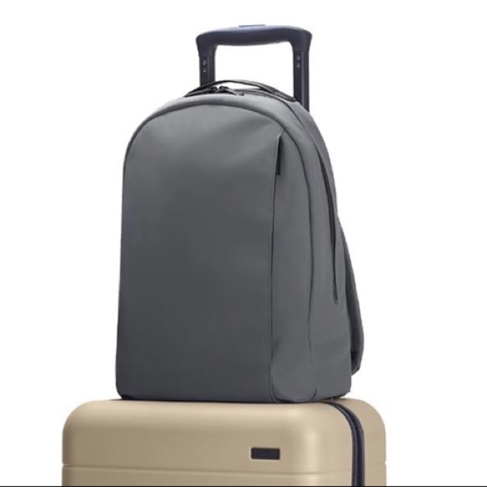 Away Traveling Compact Backpack “Daypack” in Grey